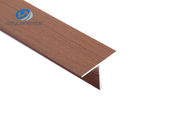 6063 T اسلات آلومینیوم اکسترود شده، 6063 پروفیل آلومینیوم T شکل پودر پوشش دانه چوب