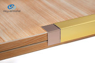 پروفیل آلومینیومی تیپ Angle L ضخامت 0.8-1.5mm رنگ طلایی T5 T6