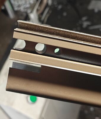 پروفایل کششی آلومینیوم ساخته شده با پوشش پودری برای بازار آفریقای جنوبی