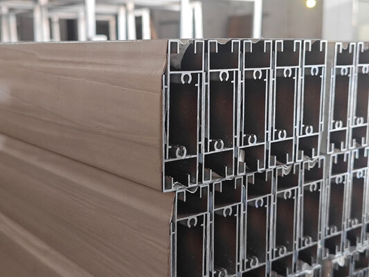 آفریقای جنوبی آلومینیوم Extrusion Patio Window Profiles Powder Coating پوشش پودری